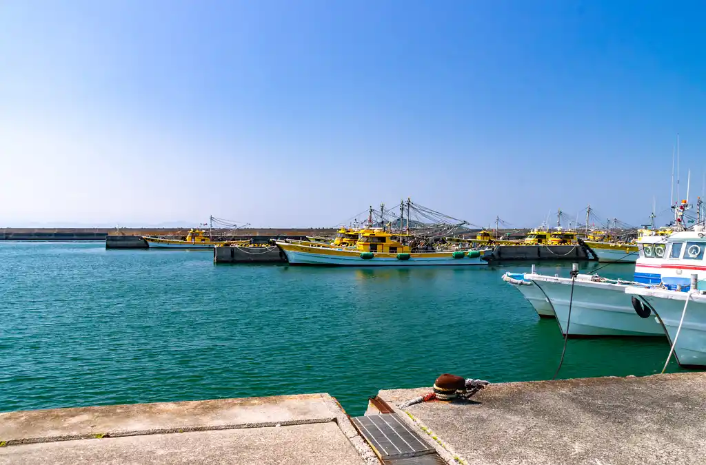 有田市　箕島漁港、女ノ浦海水浴場