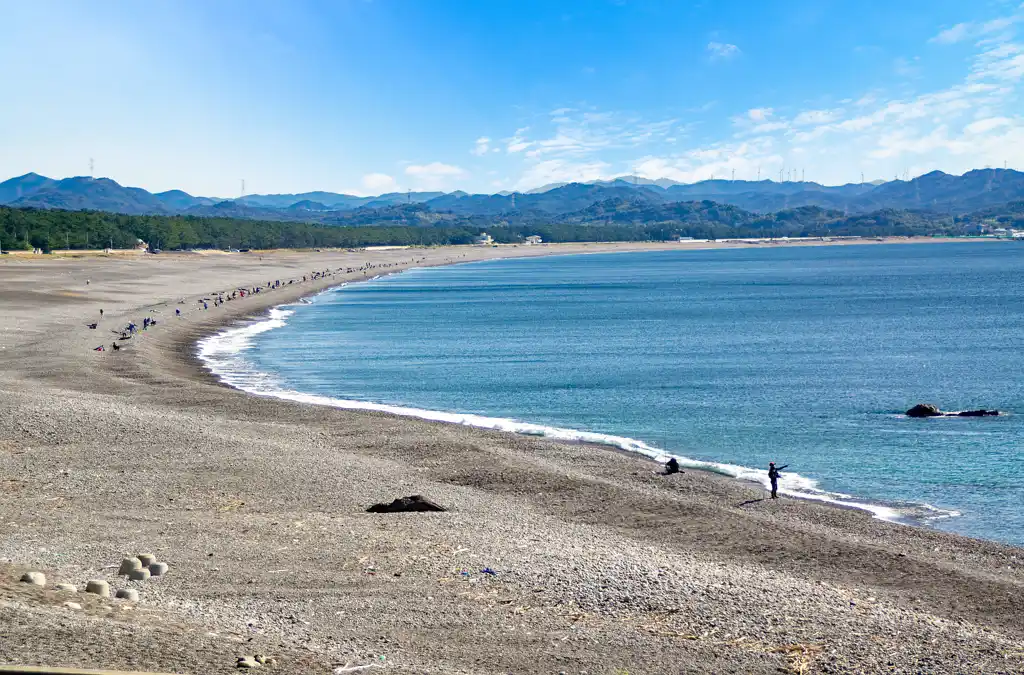 煙樹ケ浜、潮吹岩周辺