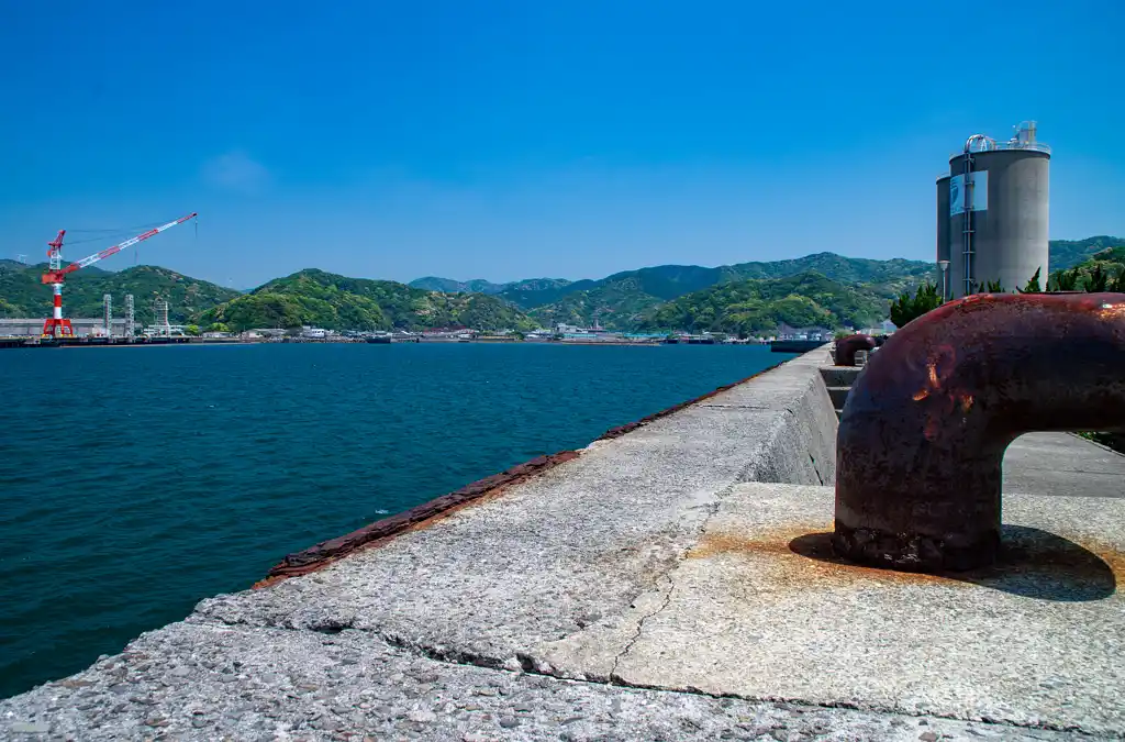 由良湾の釣り場
