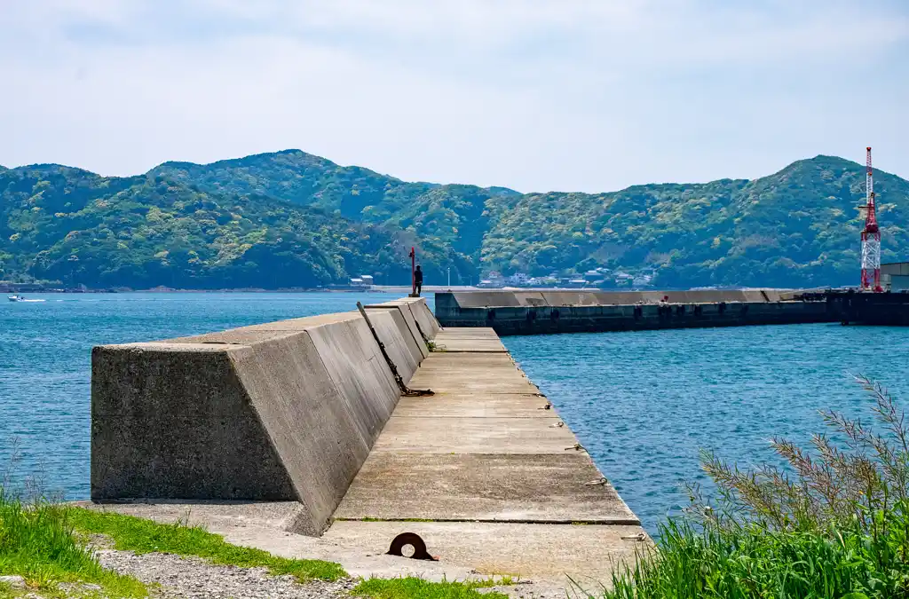 由良湾の釣り場